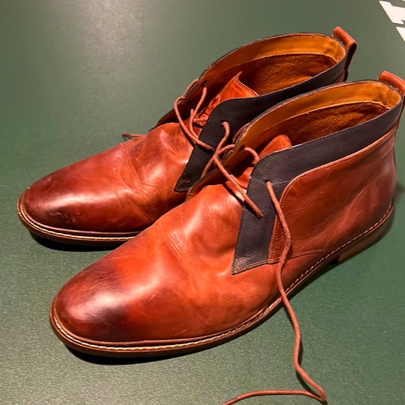 Men’s leather boots - Picture 1 of 7